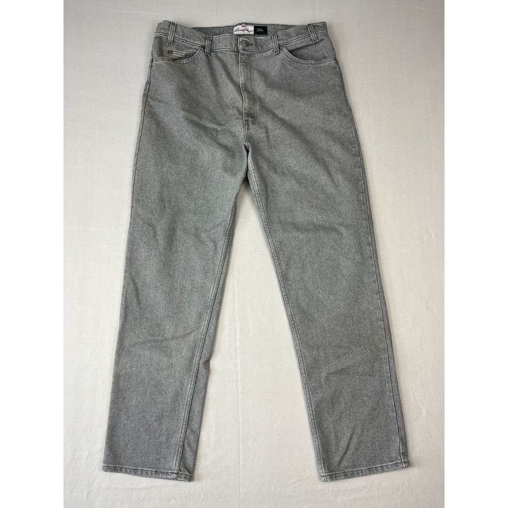 Vtg Levis 540 Jeans Mens 38x34 Gray Flex Denim 90s Made USA Baggy Fit Bronze Tab